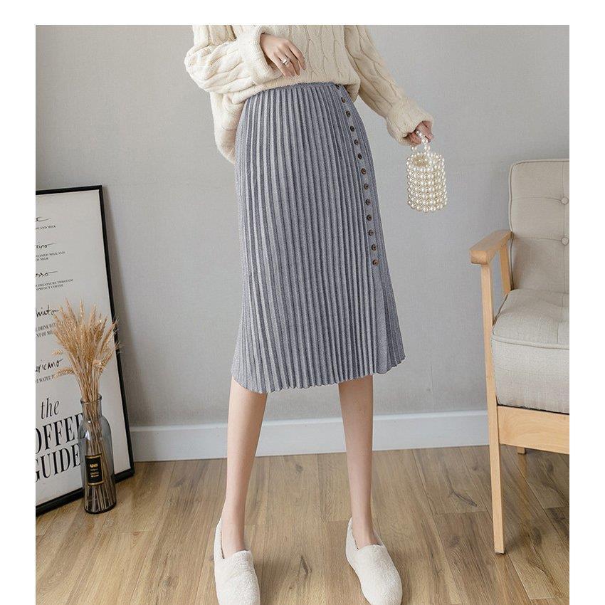 スカート ボレディース 40代 きれいめ 秋冬 プリーツ 5色 フレアスカート ロング丈 レース ハイウエスト 着痩せ Aライン 30代 おしゃれ 20代 快適通気 黒 