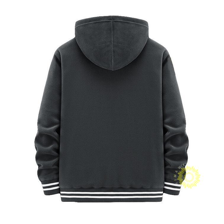 ジップメンズ 長袖無地 フフード付き ボア スウェットトップス 秋ファッション お兄系 