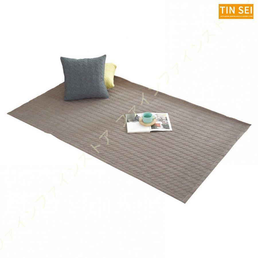 ラグ マット ラグマット 洗える 夏用 キルトラグ 居間用 ピンク 1.5畳 屋内 北欧 軽量 無地 綿 キルティングラグ コットン 1畳 おしゃれ リビング用 