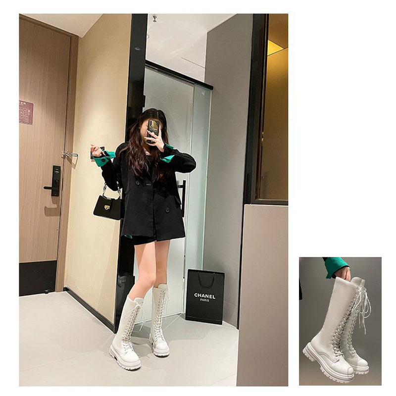 ロングブーツ レディース 厚底 ブーツ 韓国 ハイヒール 通勤 痛くない 20代30代40代 着回し 通学 8CM 防寒 歩きやすい 