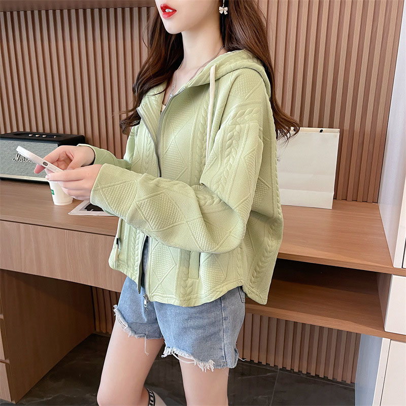 ニット レディース カーディガン トップス 長袖 フード付き ジップアップ ゆったり 春秋コーデ シンプル カジュアル おしゃれ 