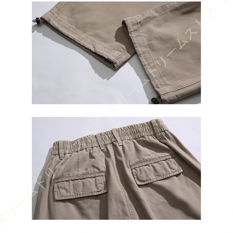 カーゴパンツ メンズ 大きいサイズ ミリタワーク ウエストゴム リラックス チノパンツ ワイドパンツ カーゴ 黒 ワークパンツ パンツチノ イージーパンツ 