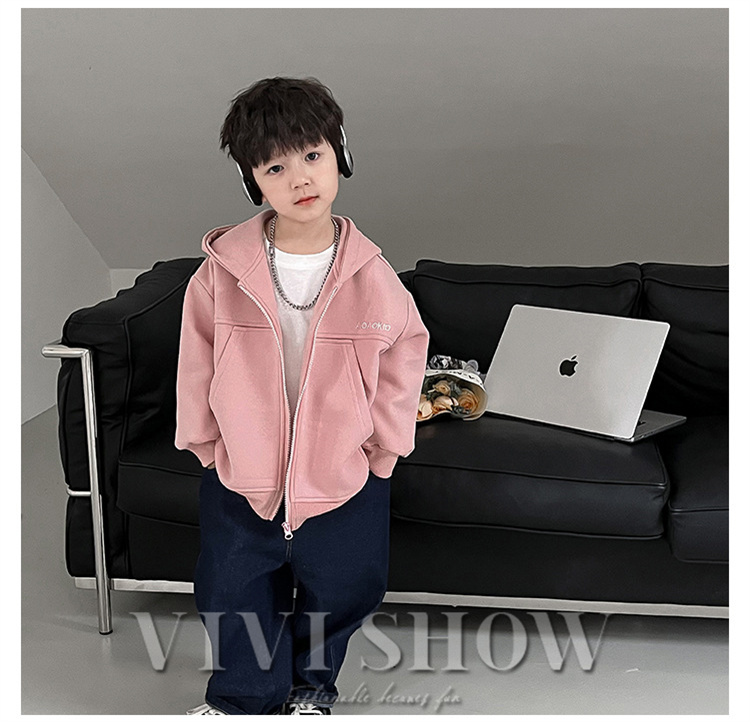 キッズ アウター 長袖 トップス フードつき ジップカジュアル 着やすい ジッパー あわせやすい ゆったり 動きやすい シンプル カジュアル ポケット 