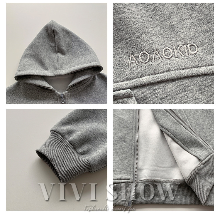 キッズ アウター 長袖 トップス フードつき ジップカジュアル 着やすい ジッパー あわせやすい ゆったり 動きやすい シンプル カジュアル ポケット 