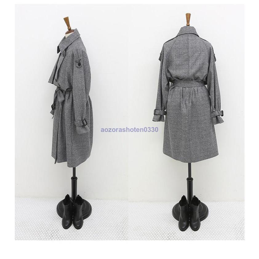 トレンチコート レディース 秋服 ロング 春 ミディアム 30代40代50代 着痩せ チェスターコート おしゃれ ゆったり 通勤 韓国風 アウター 