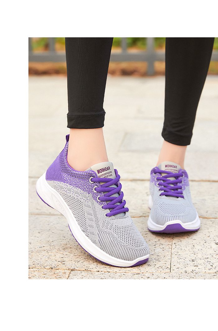 スニーカー レディース ランニング通気 軽量 滑り止 スポーツジョギング お洒落 運動靴 ウォーキング 
