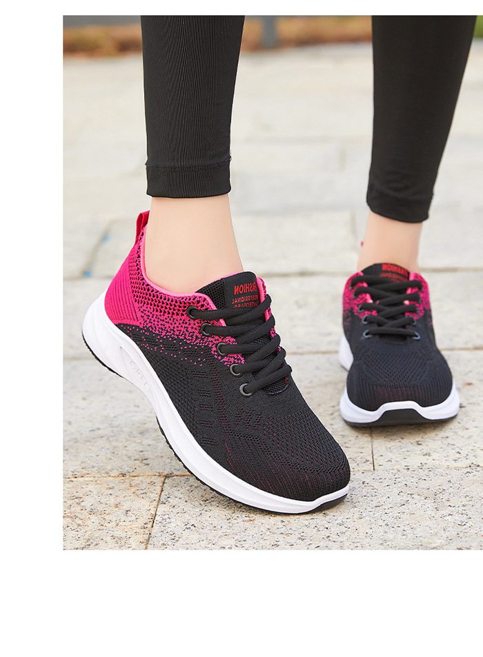スニーカー レディース ランニング通気 軽量 滑り止 スポーツジョギング お洒落 運動靴 ウォーキング 