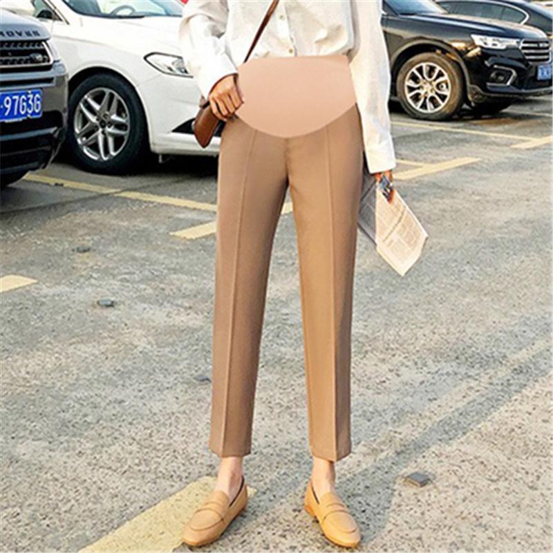 マタニティ イージースラックス パンツ 妊婦服 スーツ 薄手 仕事 おしゃれ きれい 脚長 秋 春 スーツ 調節可能 夏 着やせ 事務服 妊婦 春夏 
