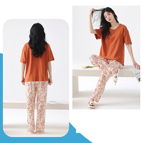 ルームウエア 上下セット 部屋着 花柄 春 長袖 オシャレ かわいい 可愛い 秋 上下セット 着心地よい ゆったり レディース パジャマ 女性 