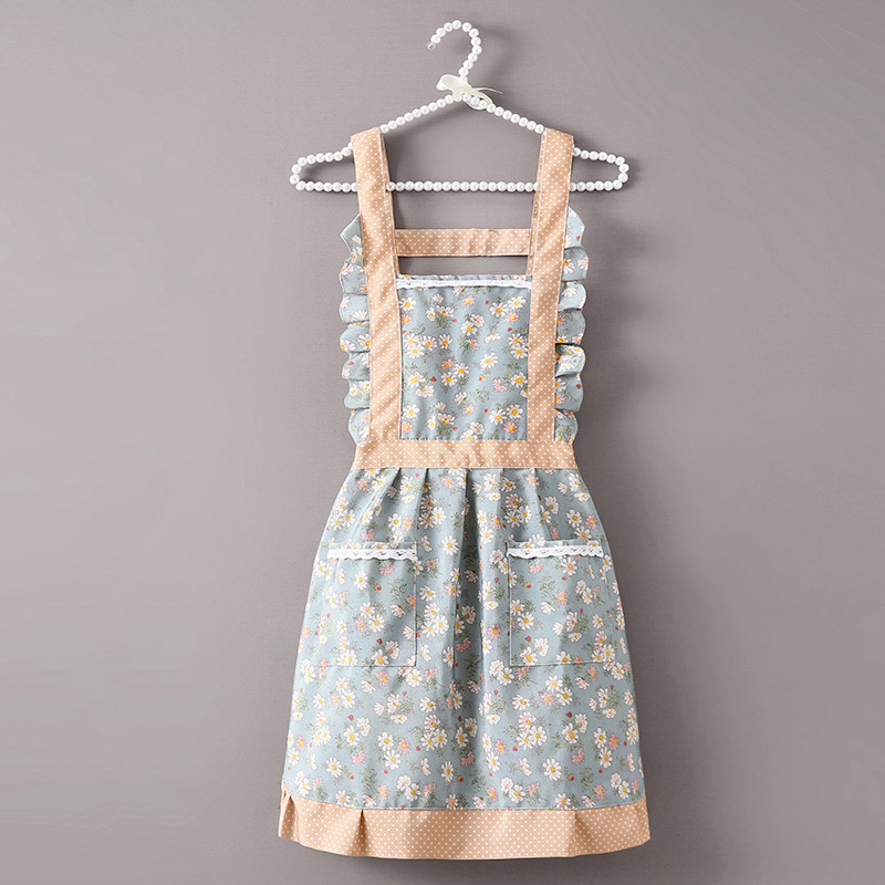 エプロン シンプル 肩掛け 防水 カフェ カフェ風 無地 キチン用 おしゃれ 業務用エプロン 業務用 ポケット付き 