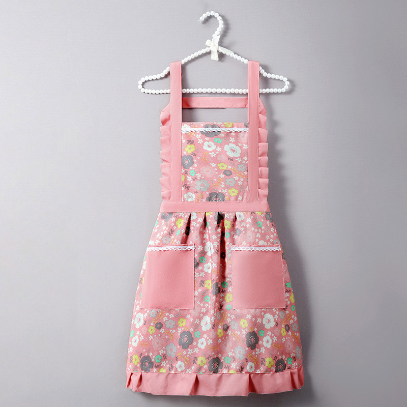 エプロン シンプル 肩掛け 防水 カフェ カフェ風 無地 キチン用 おしゃれ 業務用エプロン 業務用 ポケット付き 