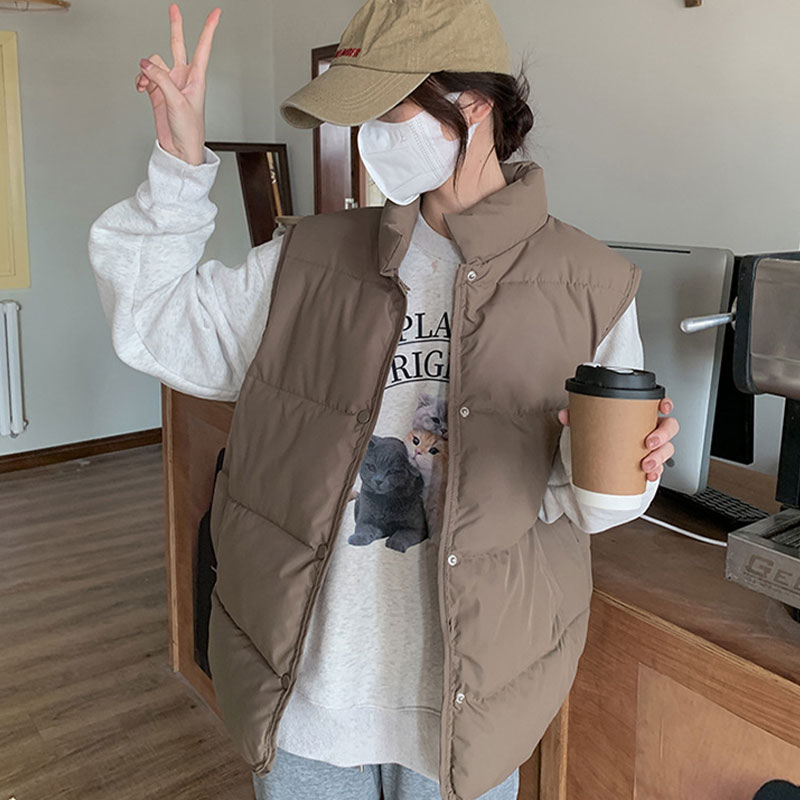 ベスト レディース 中綿ベスト ダウンベスト 秋 冬 暖かい 中綿 ジレ 婦人服 新作 ポッケト付け 通勤 アウター 防寒着 通学 チョッキ 前開き 