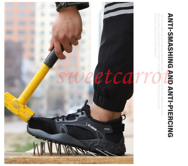 夏新品 安全靴 レディース おしゃれ メンズ 作業靴 スニーカー つま先保護 安全保護 男性用 踏み抜き防止 作業用品 滑り止め 通気 