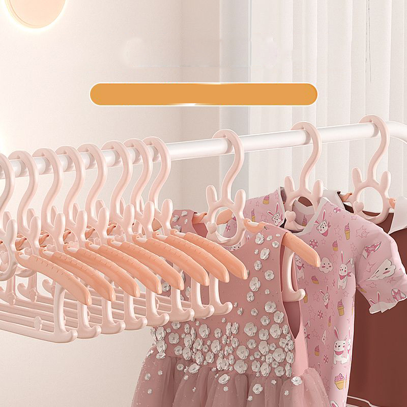 30本セット 子供用ハンガー 伸縮式 ベビーハンガー 衣類ハンガー 赤ちゃん 多機能 洗濯ハンガー キッズハン すべらない 物干しハンガー 子供 軽量 