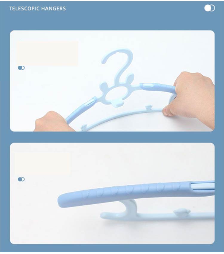 30本セット 子供用ハンガー 伸縮式 ベビーハンガー 衣類ハンガー 赤ちゃん 多機能 洗濯ハンガー キッズハン すべらない 物干しハンガー 子供 軽量 