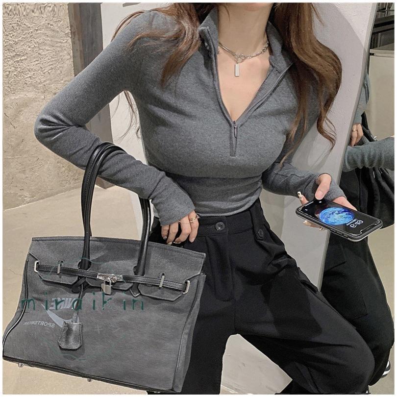 カットソー チュニック トップス レディース 春 夏 長袖 黒 30代 ショート丈トップス 白 ハーフジップ グレー 20代 春夏 ホワイト 40代 ブラック 