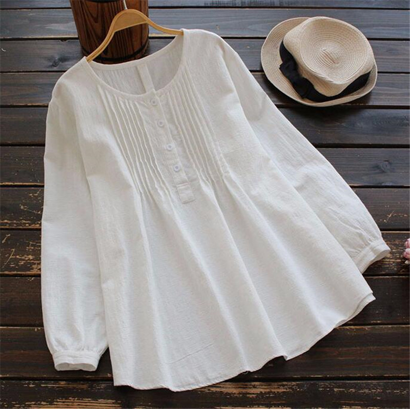 ブラウス レディース シャツ 綿麻 綿麻 綿 麻 リネン おしゃれ 体型カバー 無地 着痩せ ゆったり カジュアル コットン オシャレ 