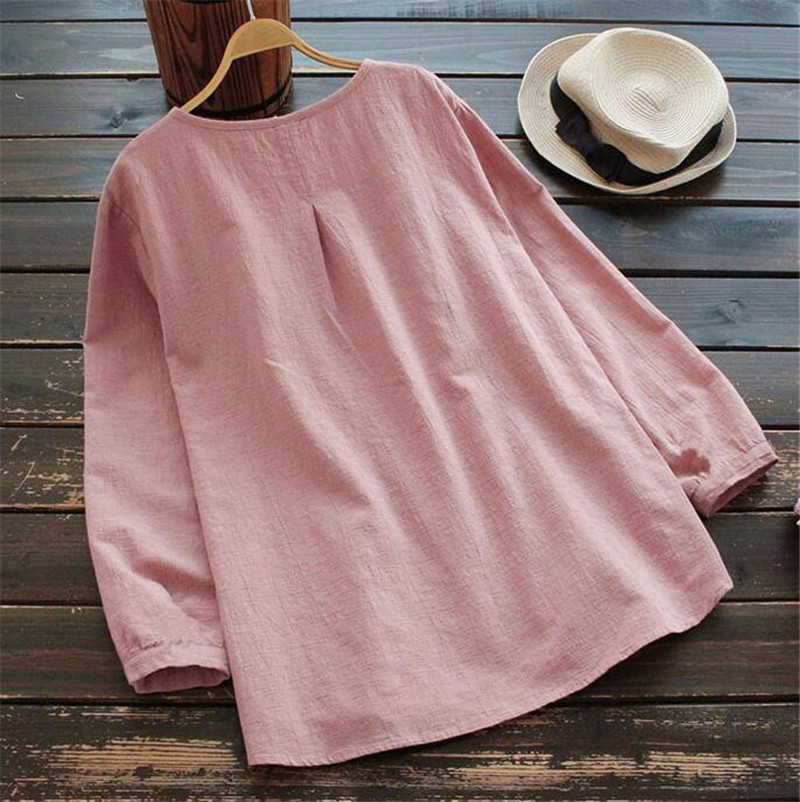 ブラウス レディース シャツ 綿麻 綿麻 綿 麻 リネン おしゃれ 体型カバー 無地 着痩せ ゆったり カジュアル コットン オシャレ 