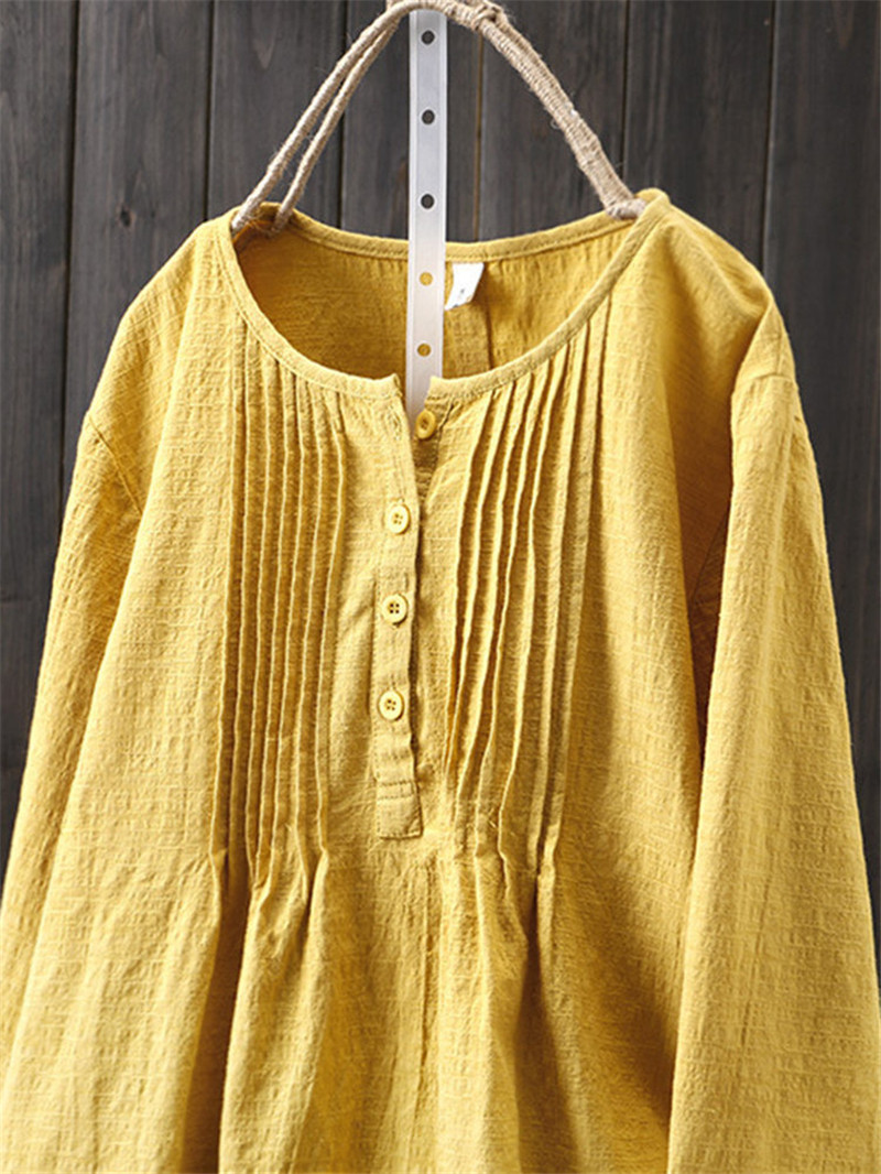 ブラウス レディース シャツ 綿麻 綿麻 綿 麻 リネン おしゃれ 体型カバー 無地 着痩せ ゆったり カジュアル コットン オシャレ 