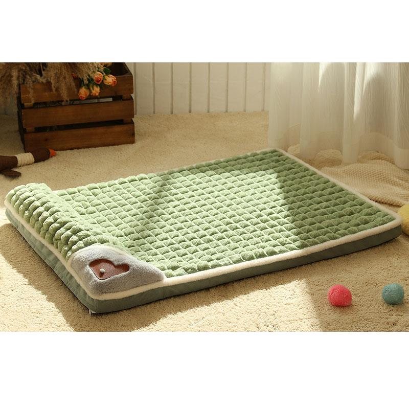 ペットベッド 犬ベッド 猫ベッド ペットマット 犬猫兼用 ふわふわ 暖かい ペット用品 ベッド 大型犬 滑り止め もふもふ 小型犬 