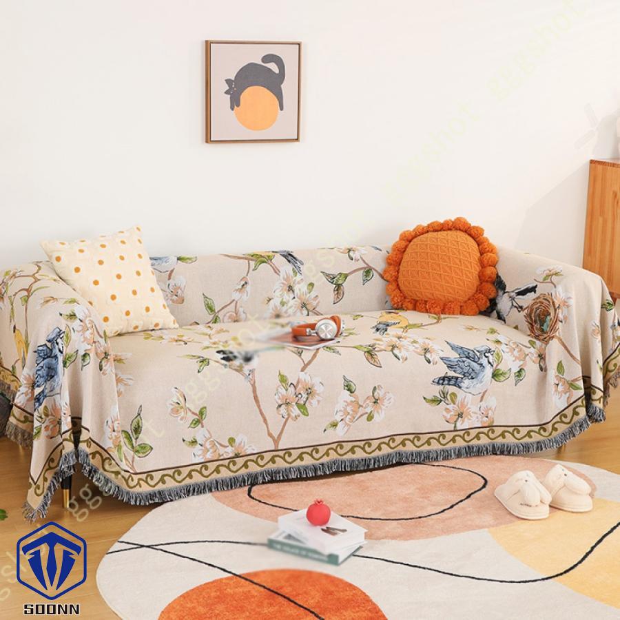 マルチカバー ソファカバー アメリカ式 ブランケット オシャレ 掛け毛布 花柄 爪とぎ防止 ラグ 暖かい ソファ ブランケット 犬猫対策用 テーブルクロス 