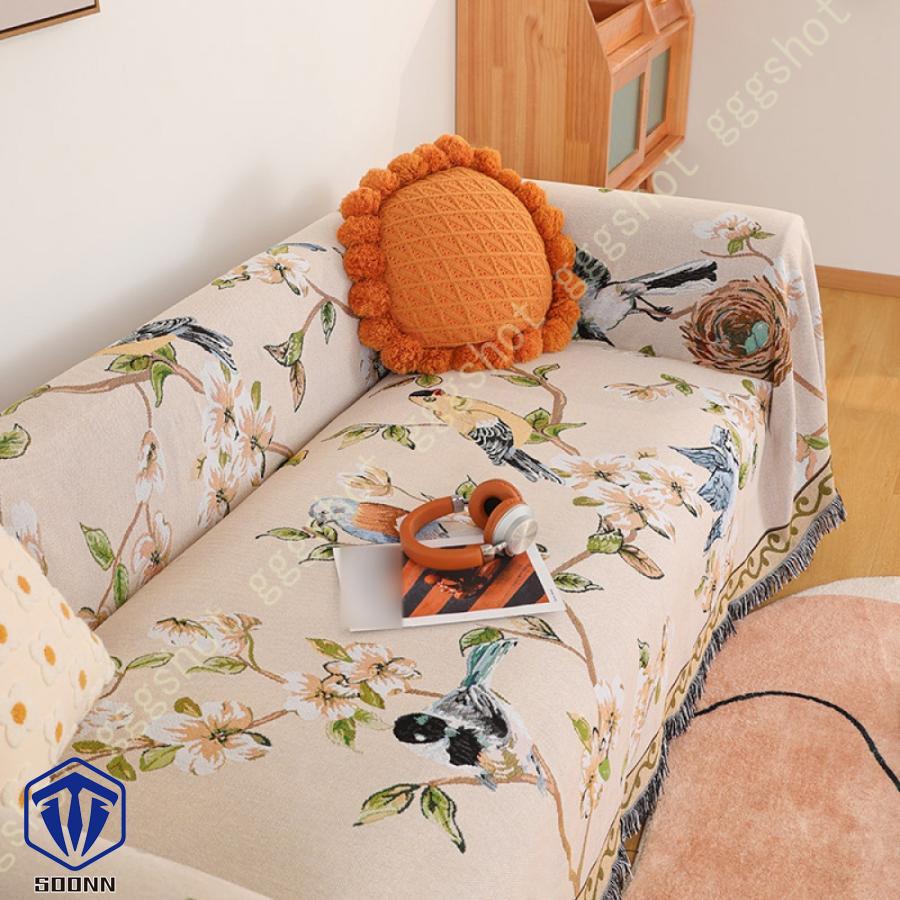 マルチカバー ソファカバー アメリカ式 ブランケット オシャレ 掛け毛布 花柄 爪とぎ防止 ラグ 暖かい ソファ ブランケット 犬猫対策用 テーブルクロス 