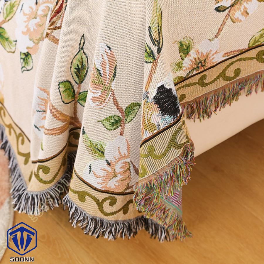 マルチカバー ソファカバー アメリカ式 ブランケット オシャレ 掛け毛布 花柄 爪とぎ防止 ラグ 暖かい ソファ ブランケット 犬猫対策用 テーブルクロス 