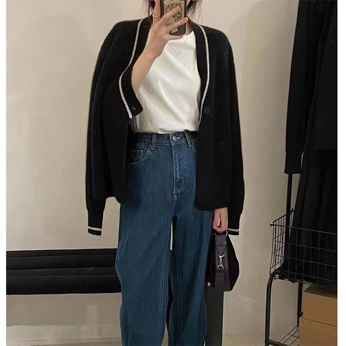 ニットカーディガン ニットカーデ ニットセーター 秋冬 上品 優雅 Vネック アウター 羽織り トップス 肌触りニット 