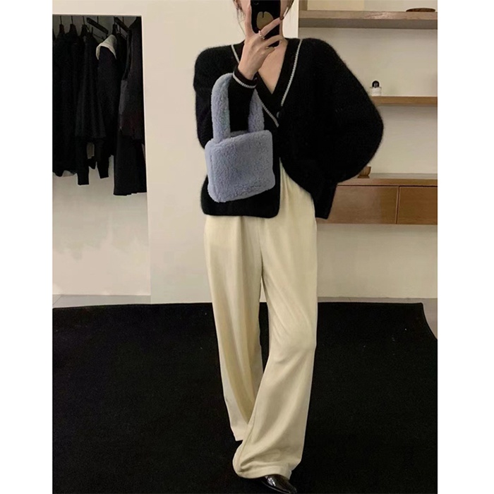 ニットカーディガン ニットカーデ ニットセーター 秋冬 上品 優雅 Vネック アウター 羽織り トップス 肌触りニット 