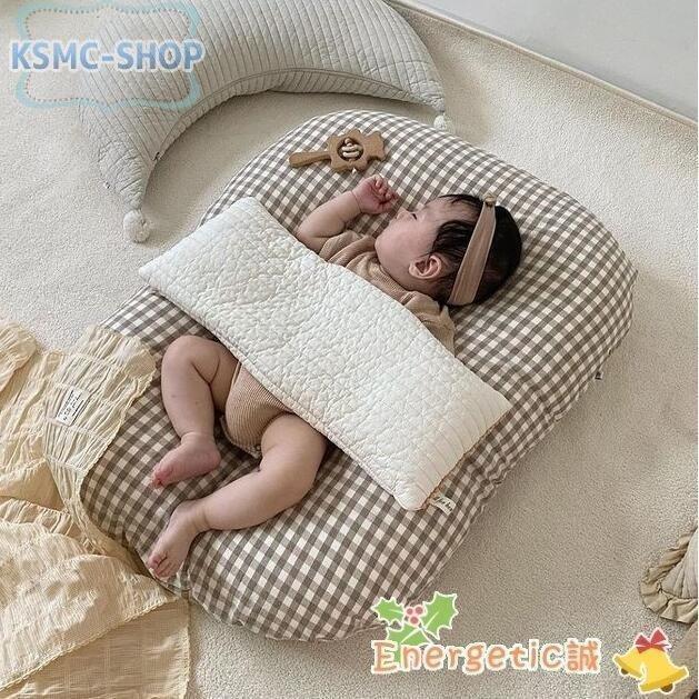 ベビーベッド ベビークッション 持ち運び 新生児 赤ちゃん 転落防止 百日祝い 安心快適 コットン インベッド 丸洗いOK 出産祝い ベッド 記念写真 ベビー用寝具 