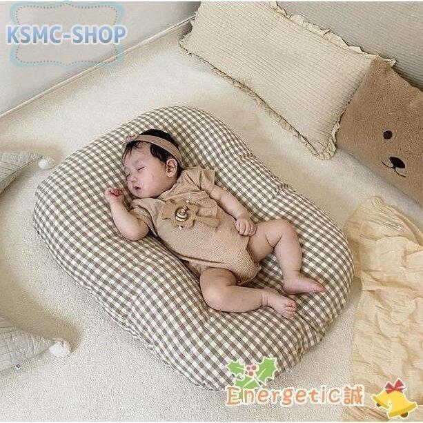 ベビーベッド ベビークッション 持ち運び 新生児 赤ちゃん 転落防止 百日祝い 安心快適 コットン インベッド 丸洗いOK 出産祝い ベッド 記念写真 ベビー用寝具 