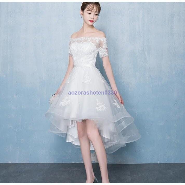 ドレス ミニドレス ウェディングドレス パーティードレス 花嫁 膝丈 レディース 結婚会 ナイトドレス 二次会 ワンピ ウエディング 姫系 