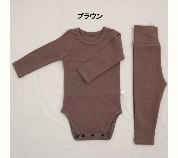 ロンパース ベビー 2点セット 腹巻き付き 長袖 女の子 ズボン 子供服 66 カジュアル 90 秋 新生児 冬 パジャマ 春 男の子 出産祝い ベビー服 コットン 73 80 