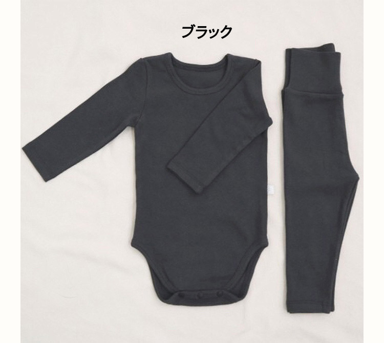 ロンパース ベビー 2点セット 腹巻き付き 長袖 女の子 ズボン 子供服 66 カジュアル 90 秋 新生児 冬 パジャマ 春 男の子 出産祝い ベビー服 コットン 73 80 