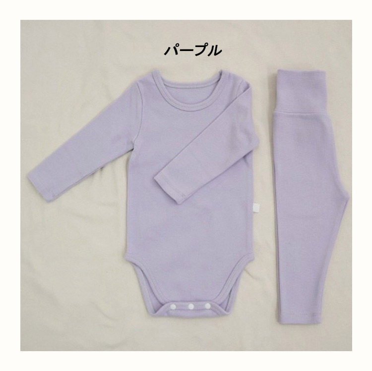 ロンパース ベビー 2点セット 腹巻き付き 長袖 女の子 ズボン 子供服 66 カジュアル 90 秋 新生児 冬 パジャマ 春 男の子 出産祝い ベビー服 コットン 73 80 