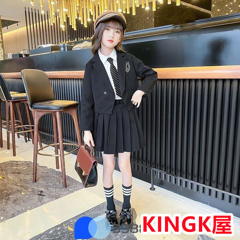 卒業式 女子 スーツ 小学校 ホワイト 3点セット 女の子 プリーツスカート 入学式 スカートブラック発表 学生服 お受験 フリルスカート スクール 制服 卒服 