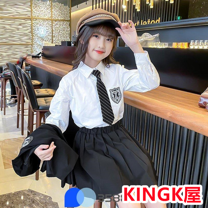 卒業式 女子 スーツ 小学校 ホワイト 3点セット 女の子 プリーツスカート 入学式 スカートブラック発表 学生服 お受験 フリルスカート スクール 制服 卒服 