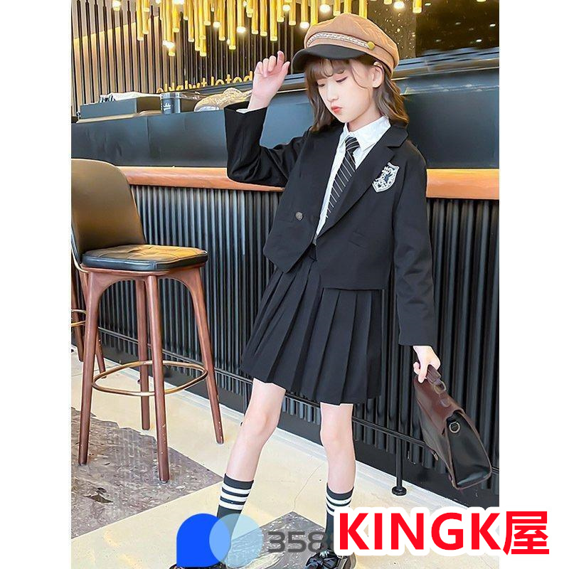 卒業式 女子 スーツ 小学校 ホワイト 3点セット 女の子 プリーツスカート 入学式 スカートブラック発表 学生服 お受験 フリルスカート スクール 制服 卒服 