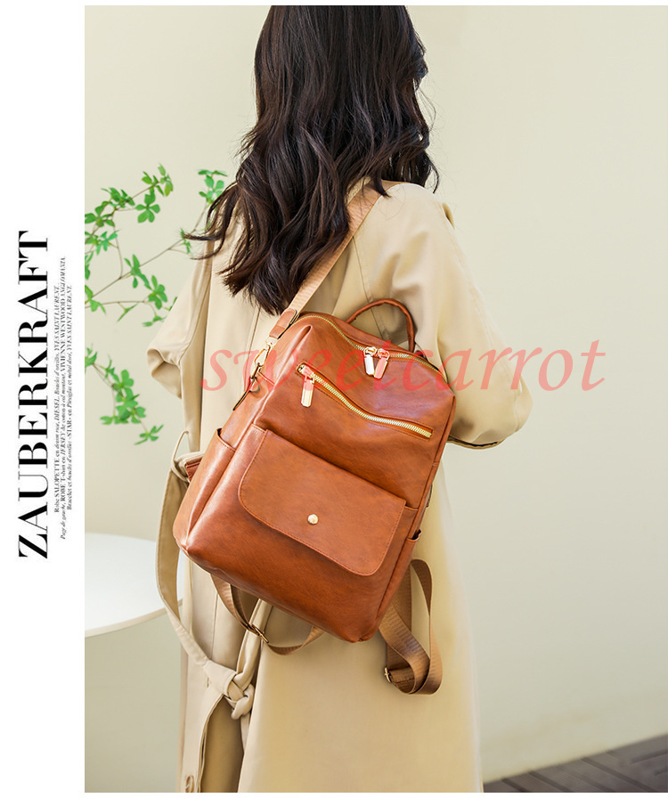 2WAY リュック バックパック レディース バッグ 小物 シンプル ファッション 通学 バッグ 高校生 PU 通勤 リュックサック 軽量 おしゃれ 大容量 可愛い 