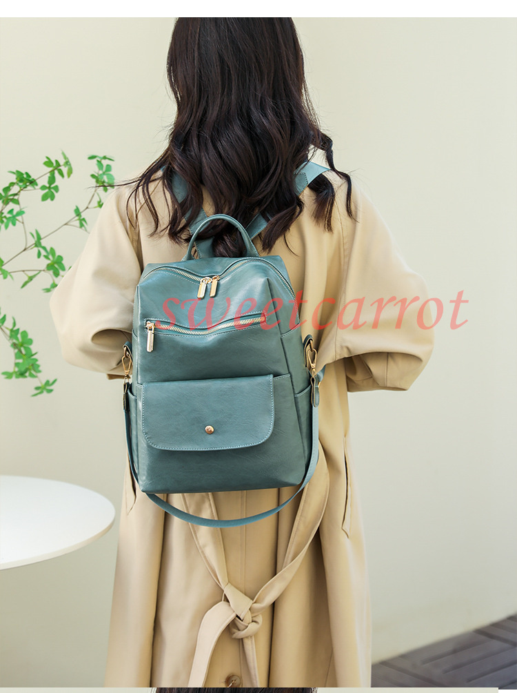 2WAY リュック バックパック レディース バッグ 小物 シンプル ファッション 通学 バッグ 高校生 PU 通勤 リュックサック 軽量 おしゃれ 大容量 可愛い 