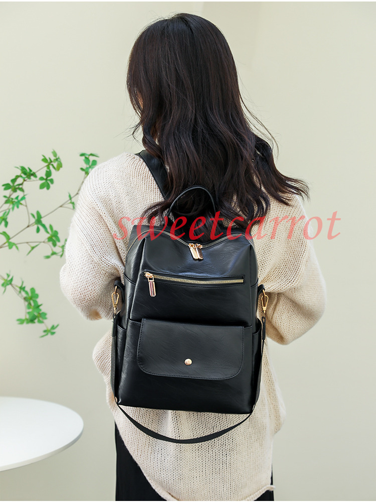 2WAY リュック バックパック レディース バッグ 小物 シンプル ファッション 通学 バッグ 高校生 PU 通勤 リュックサック 軽量 おしゃれ 大容量 可愛い 