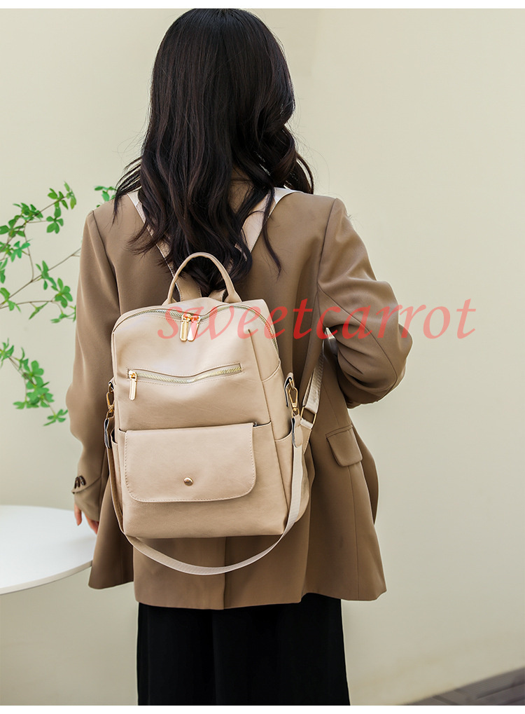 2WAY リュック バックパック レディース バッグ 小物 シンプル ファッション 通学 バッグ 高校生 PU 通勤 リュックサック 軽量 おしゃれ 大容量 可愛い 