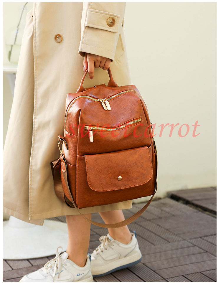 2WAY リュック バックパック レディース バッグ 小物 シンプル ファッション 通学 バッグ 高校生 PU 通勤 リュックサック 軽量 おしゃれ 大容量 可愛い 