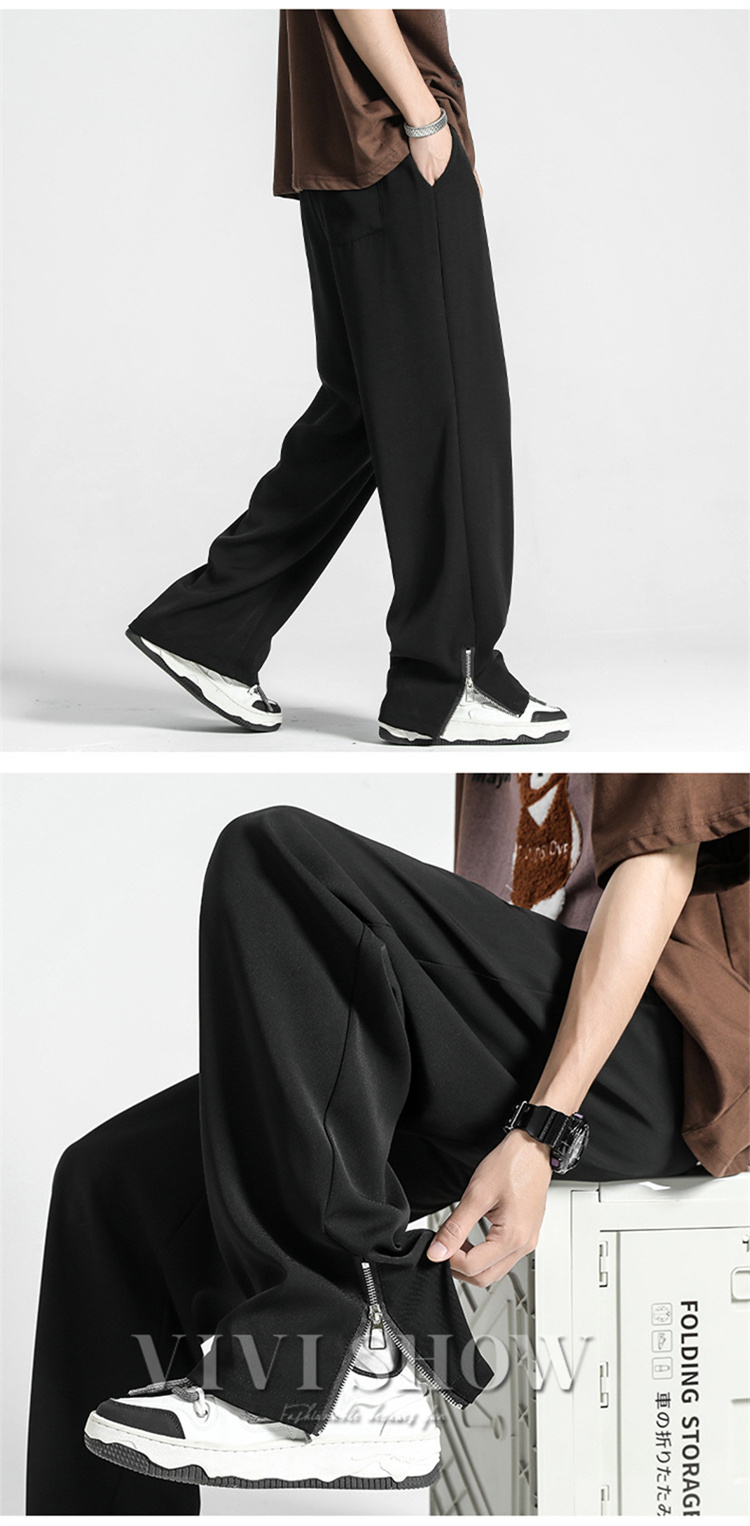 メンズ ロング パンツ ボワイドパンツ ゆったり ひも付き 動きやすい はきやすい シンプル ジャージ風 あわせやすい ズボン おしゃれ カジュアル 