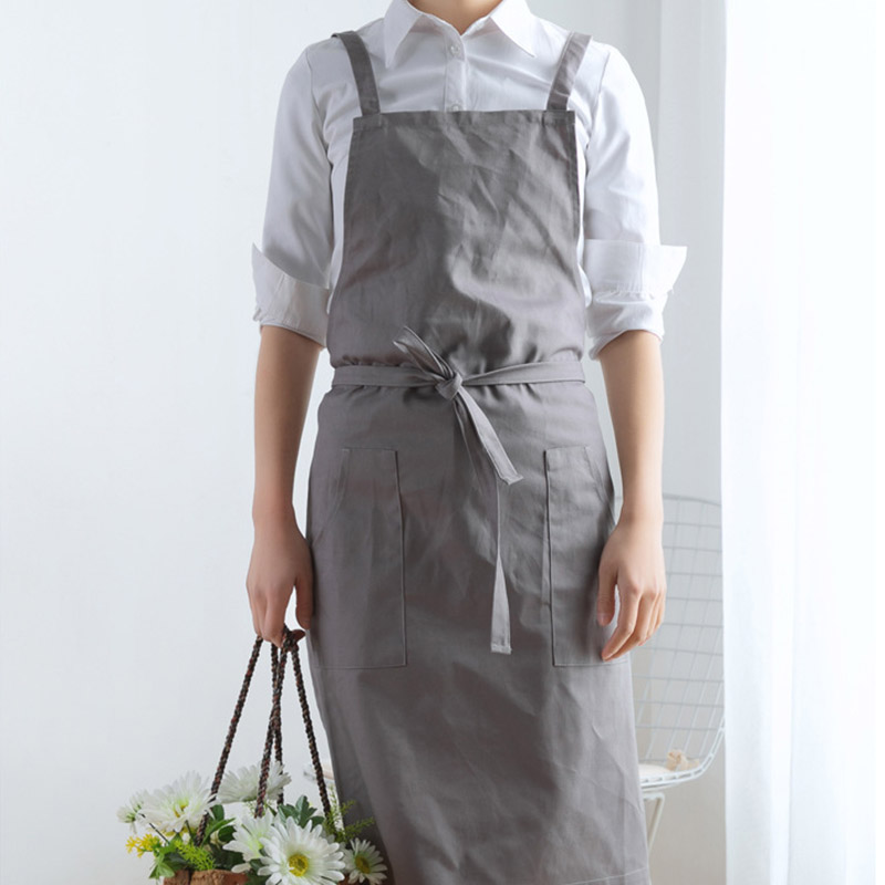 エプロン 保育士 おしゃれ ワンピース キッチン 防水 撥水 レディース 黒 メンズ H型 赤 北欧 女性 ロング丈 ドレス シンプル 無地 