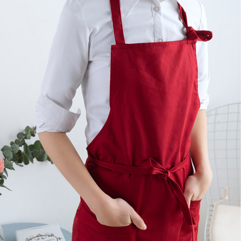 エプロン 保育士 おしゃれ ワンピース キッチン 防水 撥水 レディース 黒 メンズ H型 赤 北欧 女性 ロング丈 ドレス シンプル 無地 