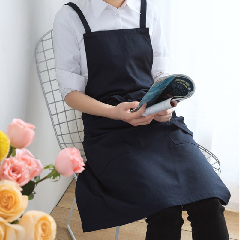 エプロン 保育士 おしゃれ ワンピース キッチン 防水 撥水 レディース 黒 メンズ H型 赤 北欧 女性 ロング丈 ドレス シンプル 無地 