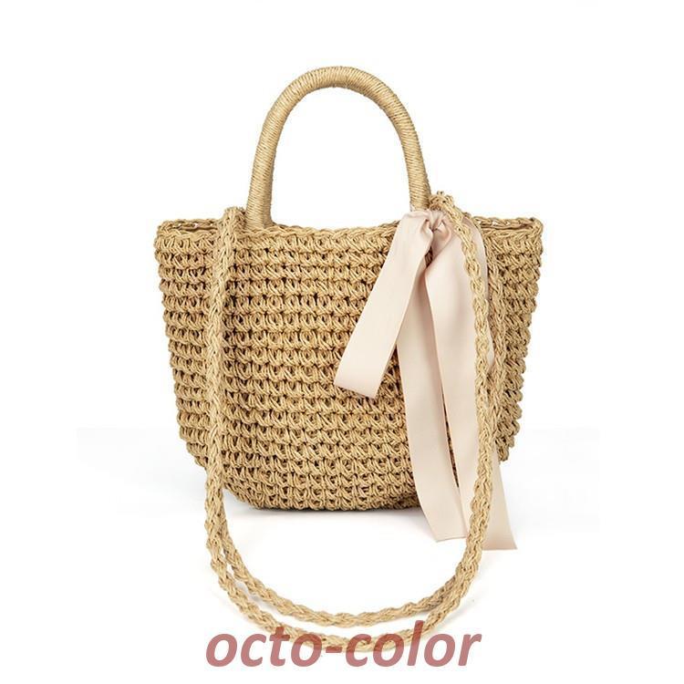かごバッグ ショルダー レディース トートバッグ 大きめ 2WAY 安い 2022夏 サマーバッグ リゾートバッグ トレンド シンプル おしゃれ バッグ ストローバッグ 