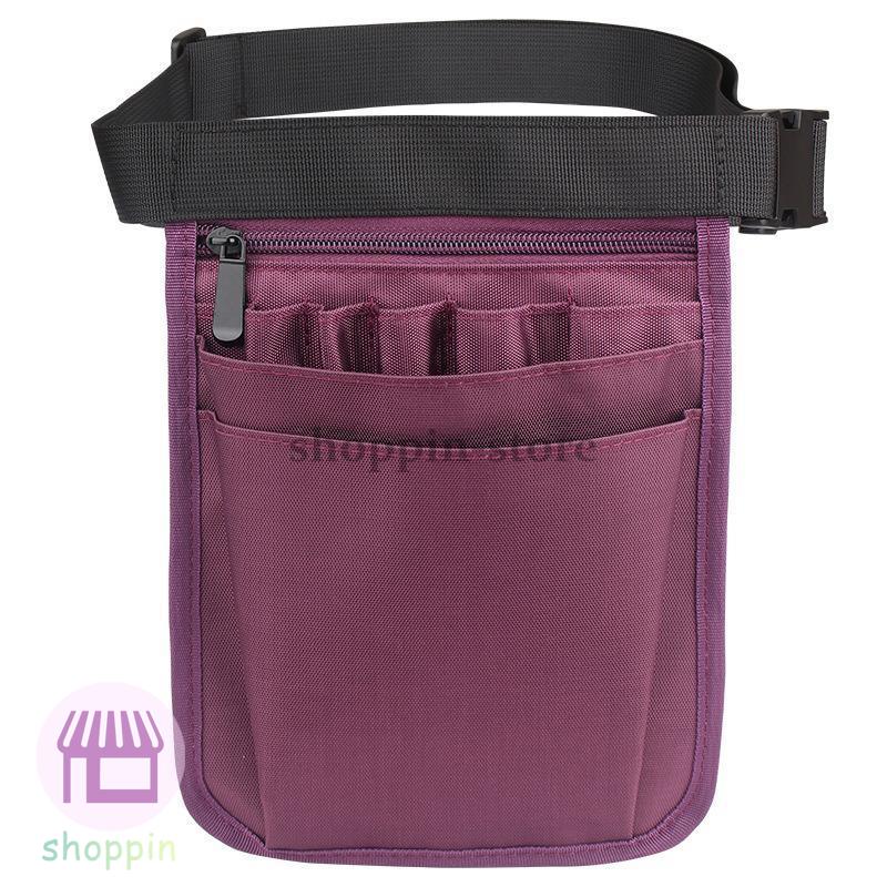 ナースポーチ ウエスト 仕事 作業用ポーチ レディース メンズ ウエストポーチ エプロンバック ミニ腰巻ポーチ 介護 看護 バック ナイロン 