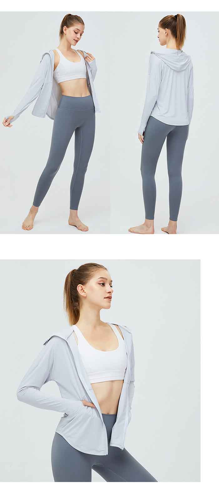 UVカット  レディース 日焼け止め UPF50＋ 通気性良い ガード 速乾 ひんやり 涼しい 冷感 ジップアップ 接触冷感 UV対策 薄手 速乾 